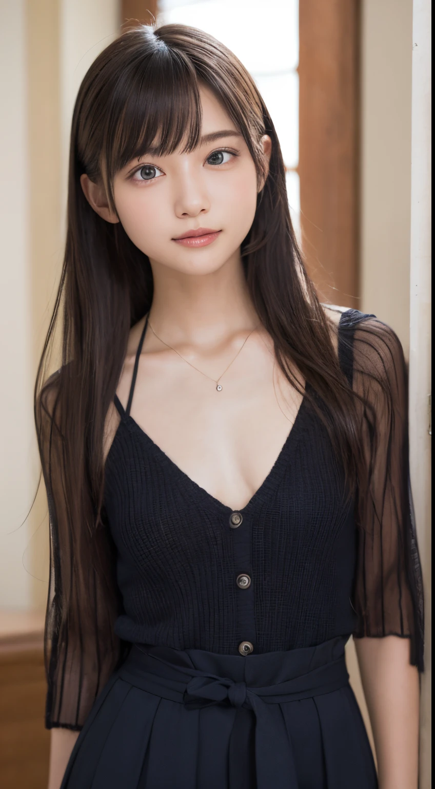 Lots of details, (Underweight), 18-year-old, Detailed black hair, Beautiful detailed hair, So beautiful, Delicate and beautiful face, Intricate details、Beautiful and delicate eyes, Perfect hands, (flat chest Highest quality:1.5), Perfect and delicate limbs, Detailed skin, Highest quality, Very detailed,(Bright smile:1.3),
long term focus, From above, Enjoying skydiving, Long Hair,Large Breasts,