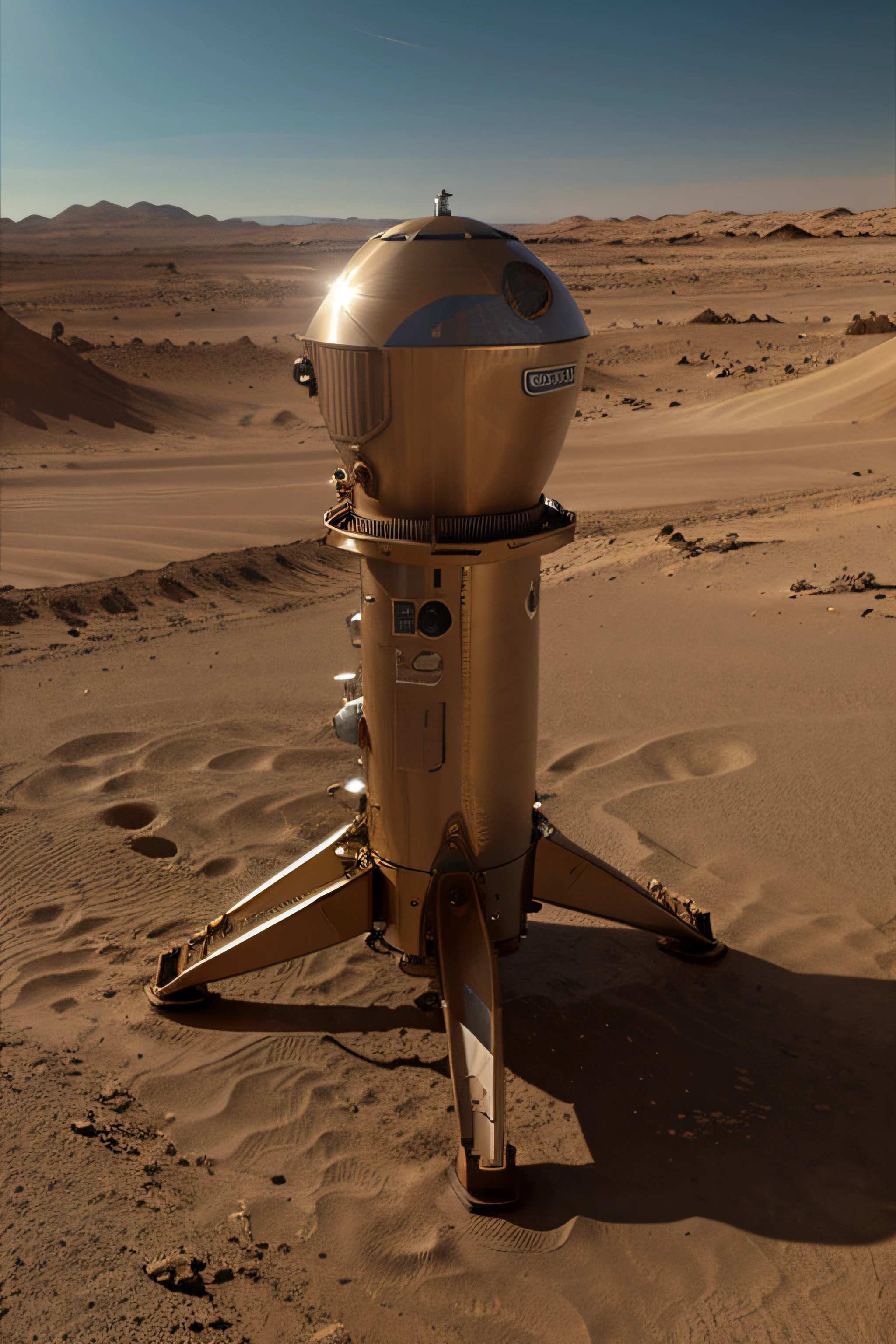 Looking for water on the high-tech Mars exploration vehicle, metallic feel, realistic details, ultra-realistic, bright picture, wide angle, high reality, light and dark