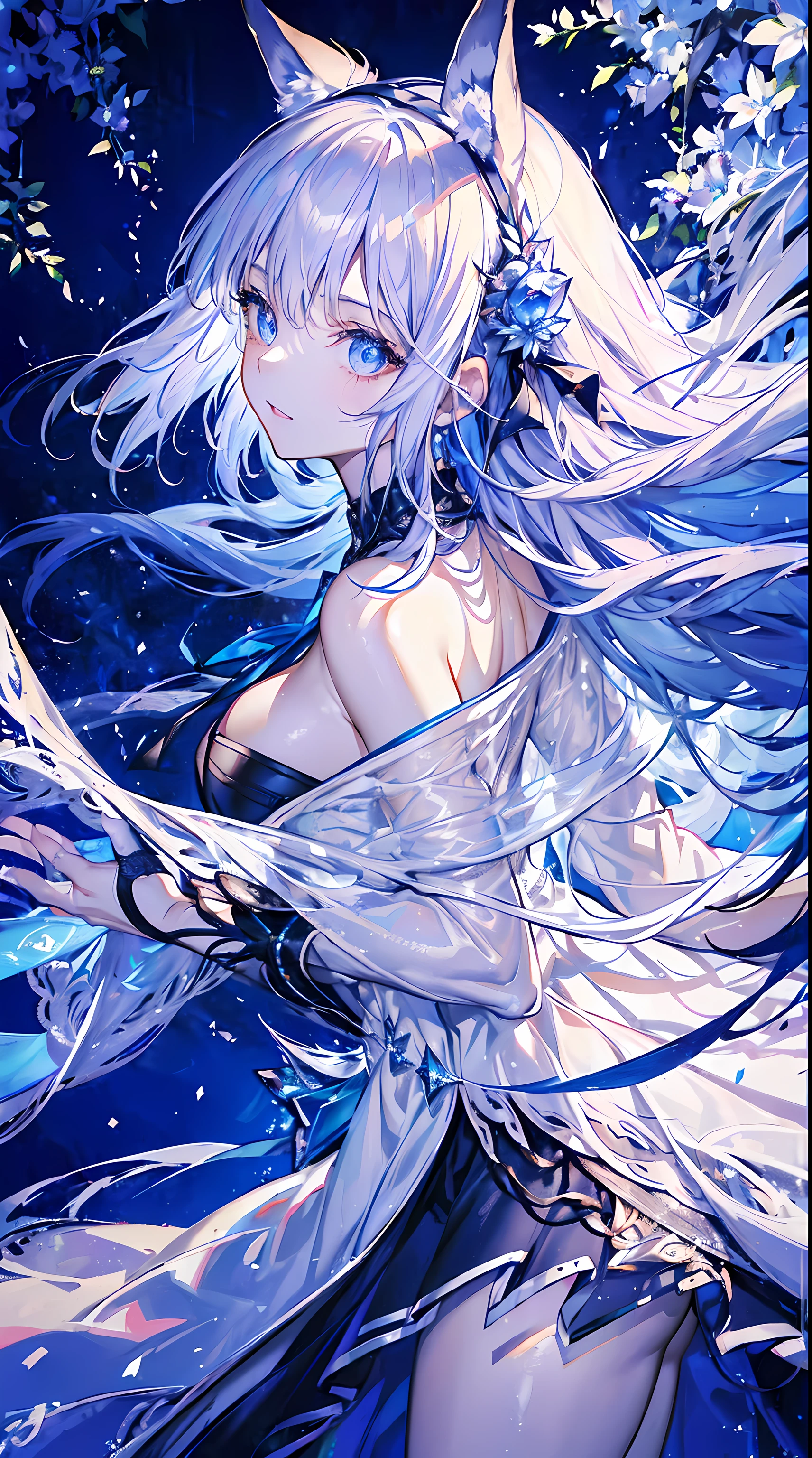 drk1,Nipples,Absolute area,Open Mouth Smile,darkness,Beautiful background,Highest quality,Masterpiece