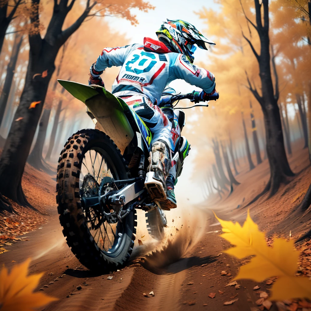 Dirt bike fall