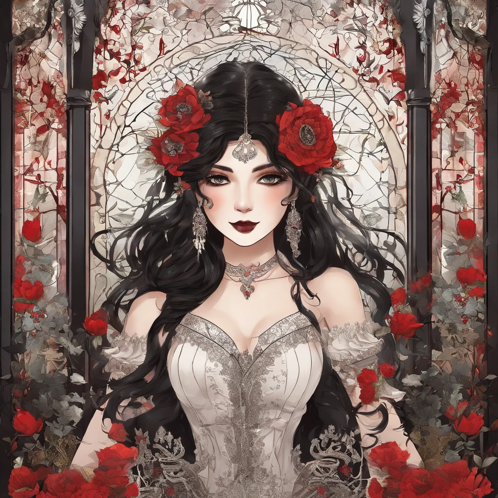 (Best quality, Ultra-detailed, photo-realistic:1.37), Portrait, Female, Beautifully detailed face, Long eyelashes, captivatinggaze, Perfect lips, Radiant complexion, Stunning figure, Korean underwear, Black Thigh-High Stockings, High heels with stiletto heels, tattooed body, Wearing a collar, Dance in vibrant clubs, incredibily detailed, surrealism, Soft lighting, Vibrant colors