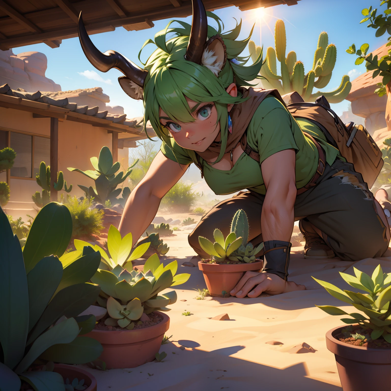 Succulents, deserts, Horny toads, Arizona
