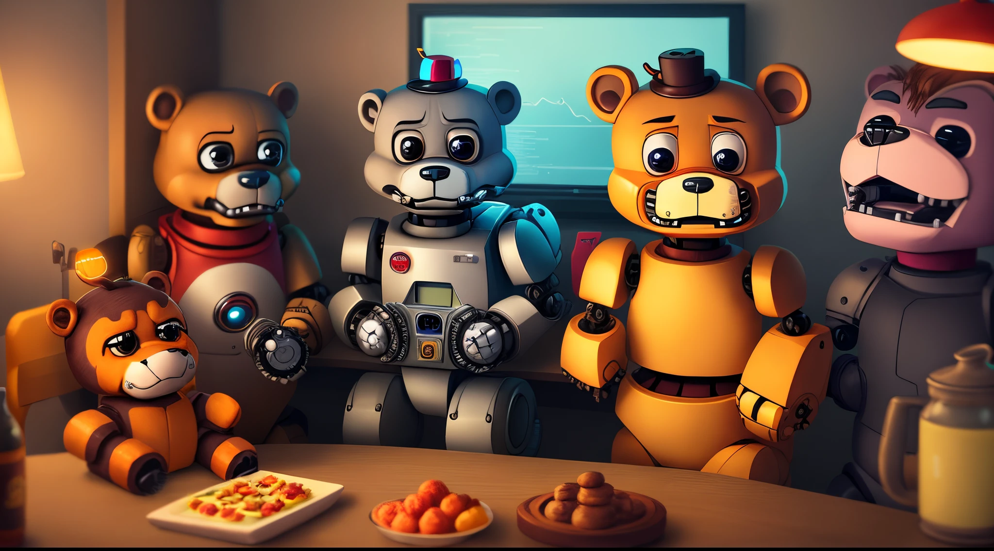 Fnaf otter animatronic robot
