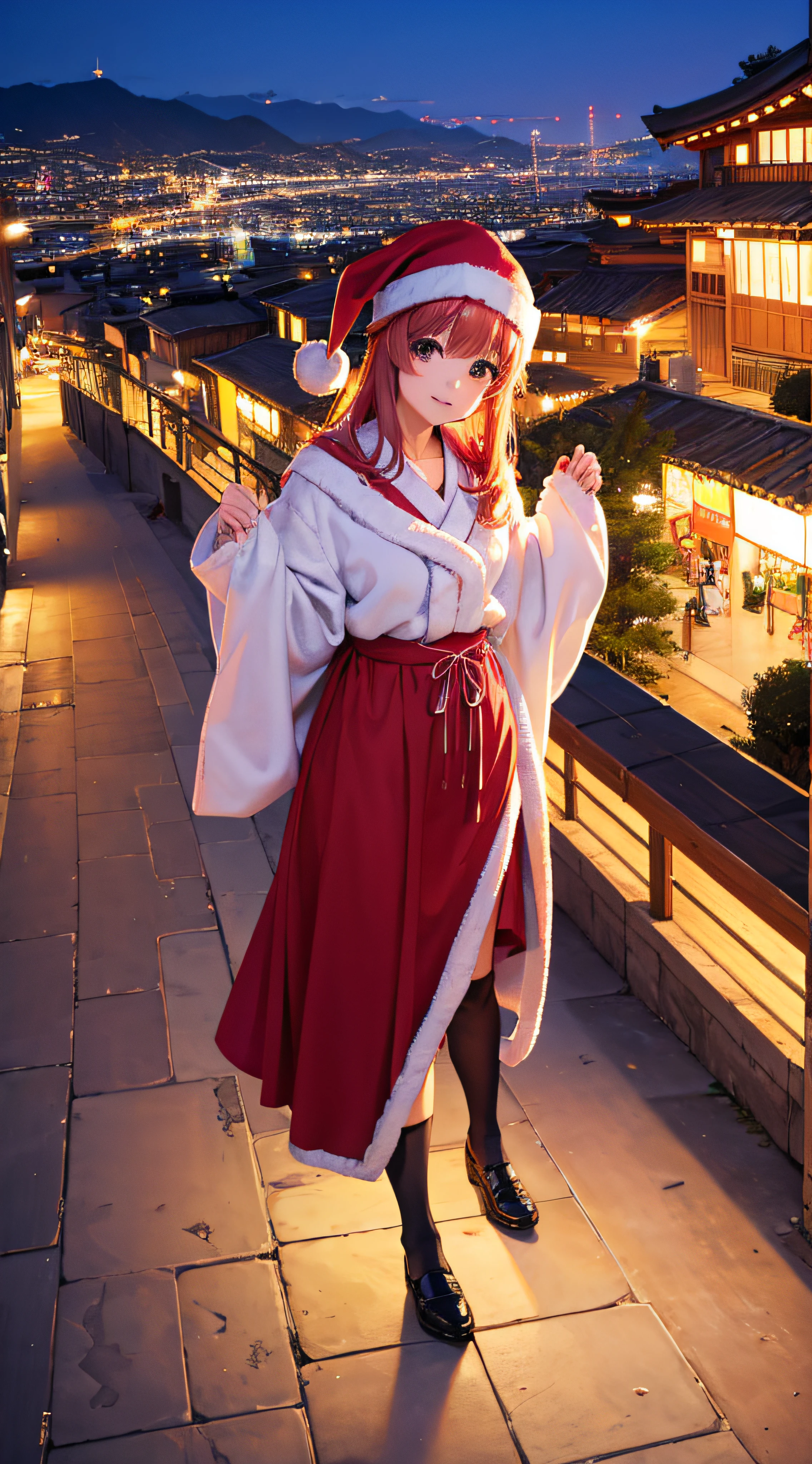 Itsuki nakano,pose,Disfraz de Navidad,Pueblo