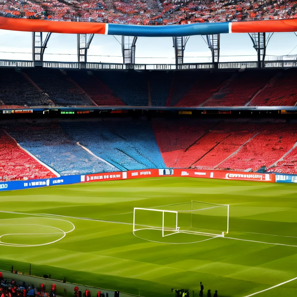 Campo de Futebol, with Angolan flags a score of zero equal fans in the stands with several posters with words in Portuguese demonstrating their discontent