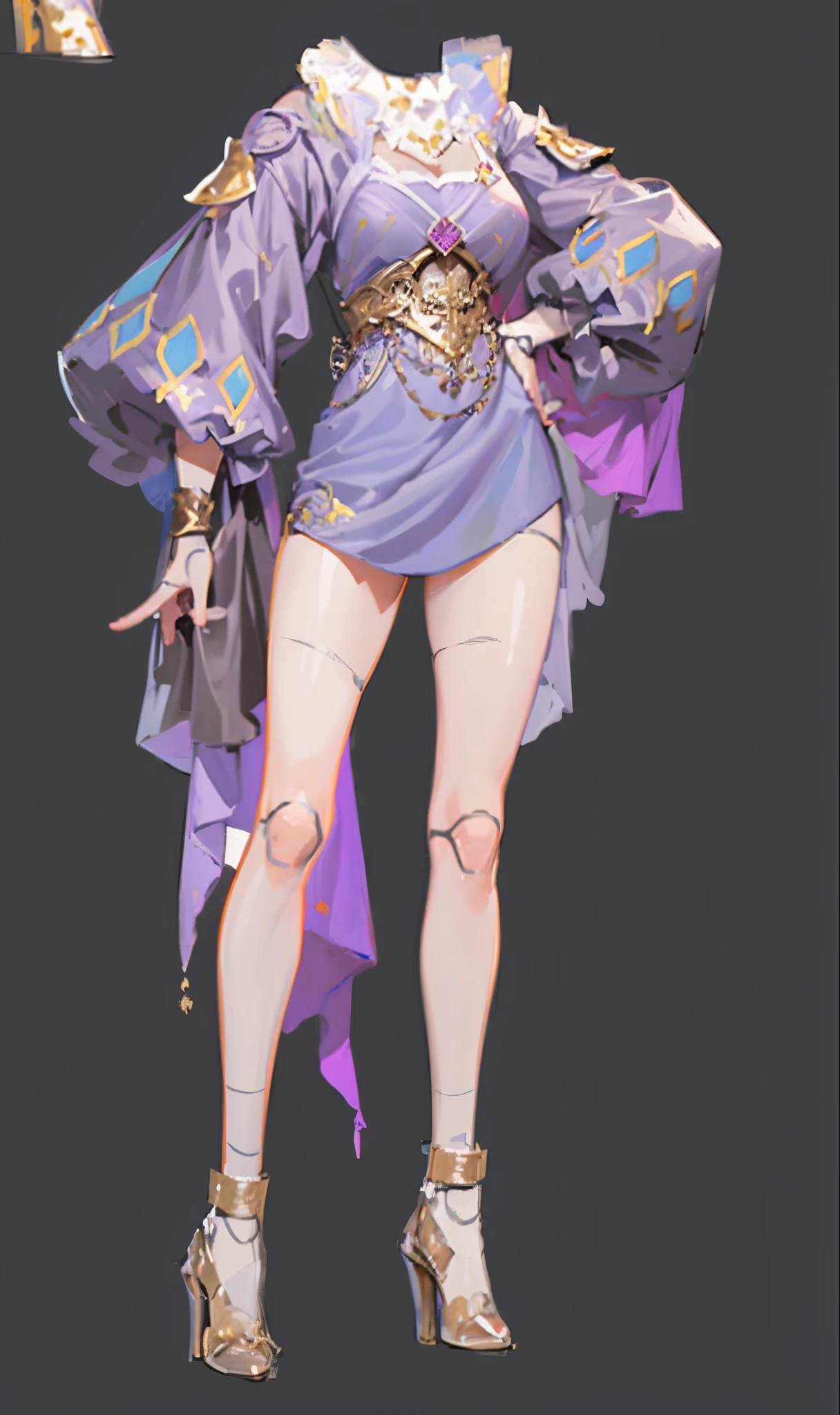 a close up of a woman in a purple dress holding a sword, detailed full-body concept, hyper-detailed fantasy character, full body xianxia, full body detailing, full body concept, Very detailed and beautiful fan art, Detailed character design, Fantasy costumes, fashion concept art, concept art style, Highly detailed character design, Popular topics on cgstation, detailed full body concept art