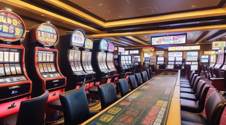 ((beste-Qualit, 10, masterpiece: 1.3)), 1girls, Slim Abs Beauty: 1.3, (Hairstyle Casual, large boobs: 1.2), dress: 1.1, Super Fine Face, delicate eyes, 二重まぶた, smile, (Play Slot Machines),(Random background,In casinos,VIP casino room, Modern Casino Console, Modern Slot Machines )