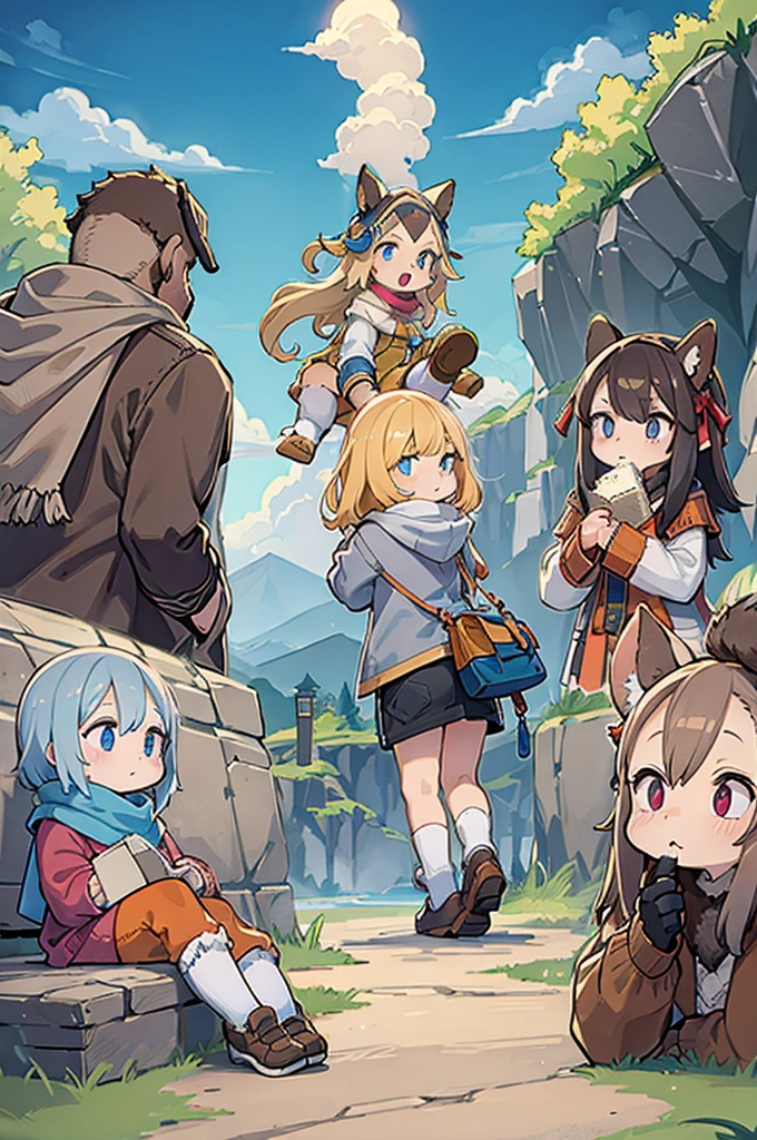 six adventurers