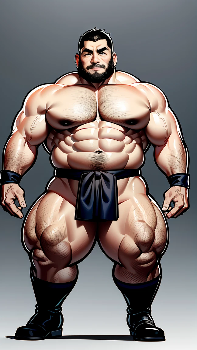 the only person,male people,Muscle wrestler,musculous,Stout wrestler,Asian people,jpn,Uncles,60-year-old middle-aged man,Short hair details,Short hair details,Wrestling boots,Full body like,Panorama characters,WWE ring,WWE American professional wrestling,spotlight lights,cellshading,visions,pantiess,fatness,age 55,,Middle age,tattoo is,Fingerless gloves,Wheat-colored skin,oilly skin,Dark skin,Show off your chest muscles,Sumo wrestler,body builder,Wide sideburns,Pronounced abs,ssmile,beard is gray,White hair,(Full body like:3),Hands are very thin,bright outside,outdoor background