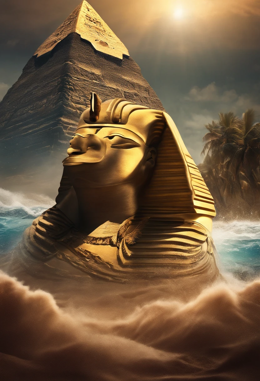 Egyptians swallowed by tsunami、Pharaoh swallowed by tsunami、Egyptian army hit by tsunami
