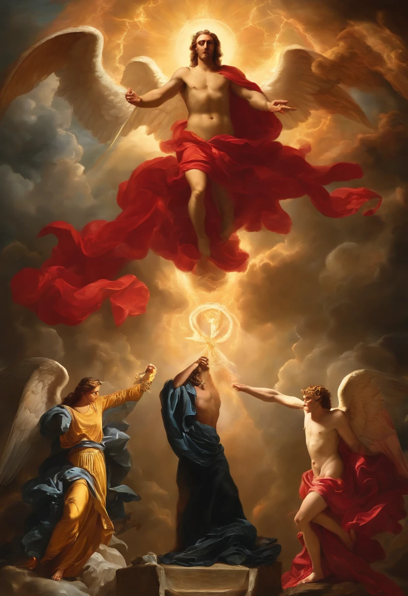 God VS Satan break God and Archangel VS Satan and Lucifer