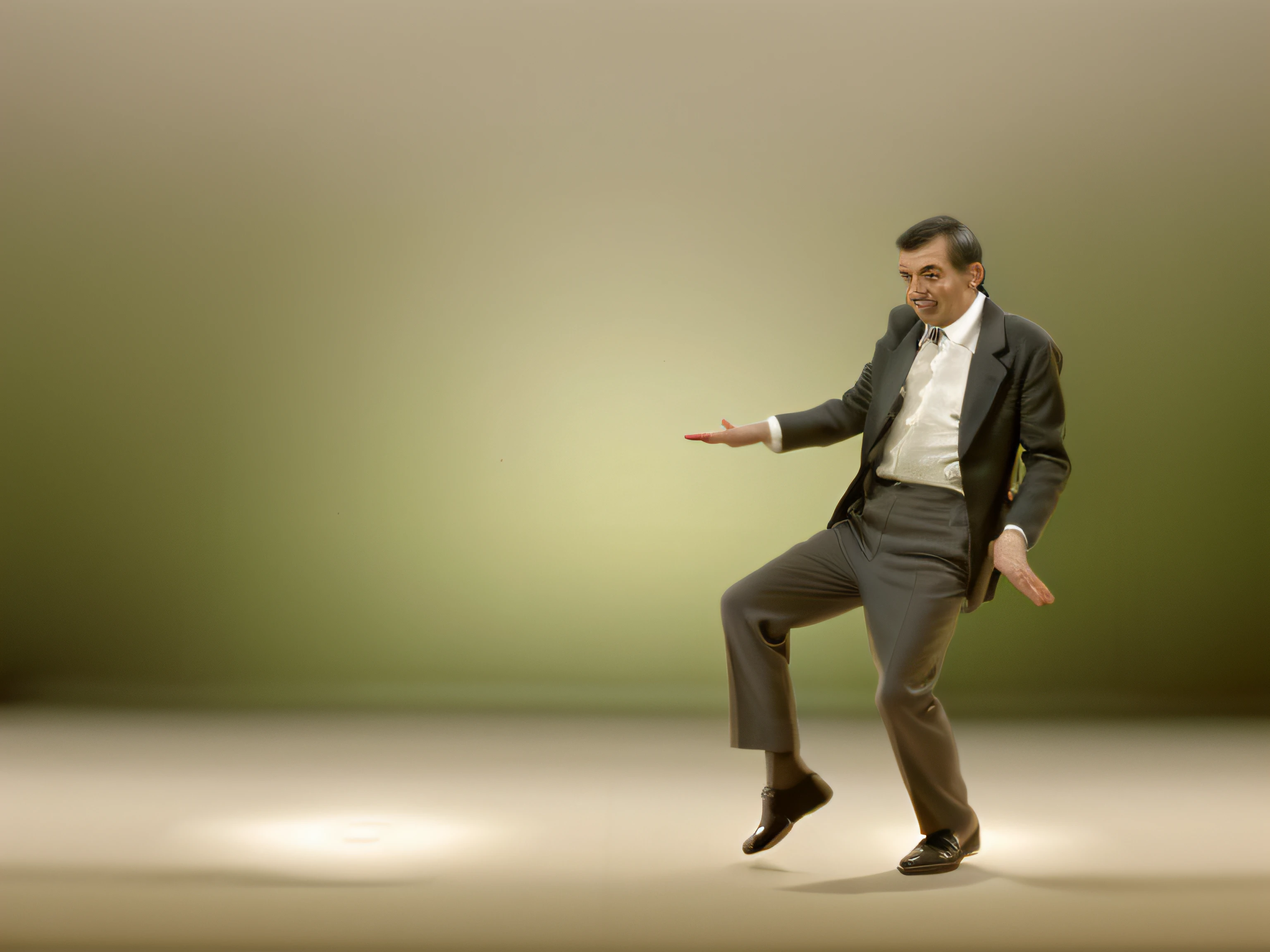 mr bean dancing, change background to jungle