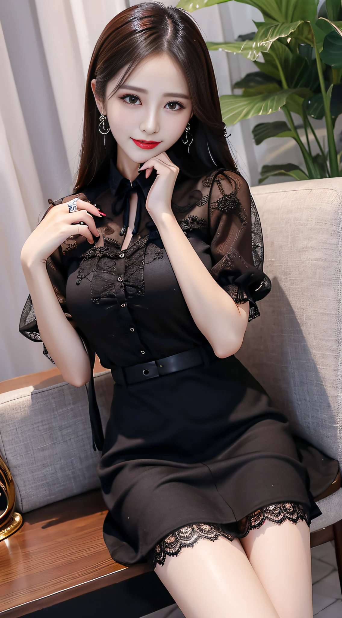 Charming beauties、hostess dresses、Evil Female Executive、blouse、tight skirts、Evil Fall、dark、brainwash、panthyhose、lacy fabric、Glossy legs、lipsticks、Black manicure