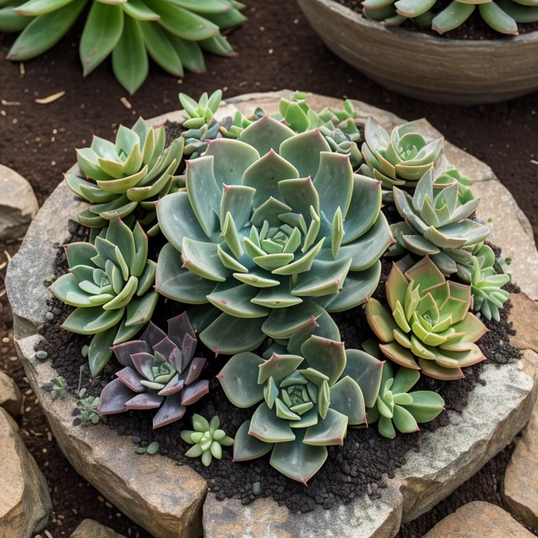 (best quality, masterpiece, highres:1.2), detailed,
Succulents, Succulents In The Garden, Outdoor Succulent Soil,