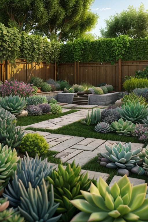 (best quality, masterpiece, highres:1.2), detailed, 
Succulents, Succulents In The Garden, Outdoor Succulent Soil, beautiful garden, succulents flowers, 
professional lighting, photon mapping, radiosity, physically-based rendering,