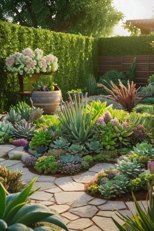 (best quality, masterpiece, highres:1.2), detailed,
Succulents, Succulents In The Garden, Outdoor Succulent Soil, beautiful garden, succulent flowers,
professional lighting, photon mapping, radiosity, physically-based rendering,