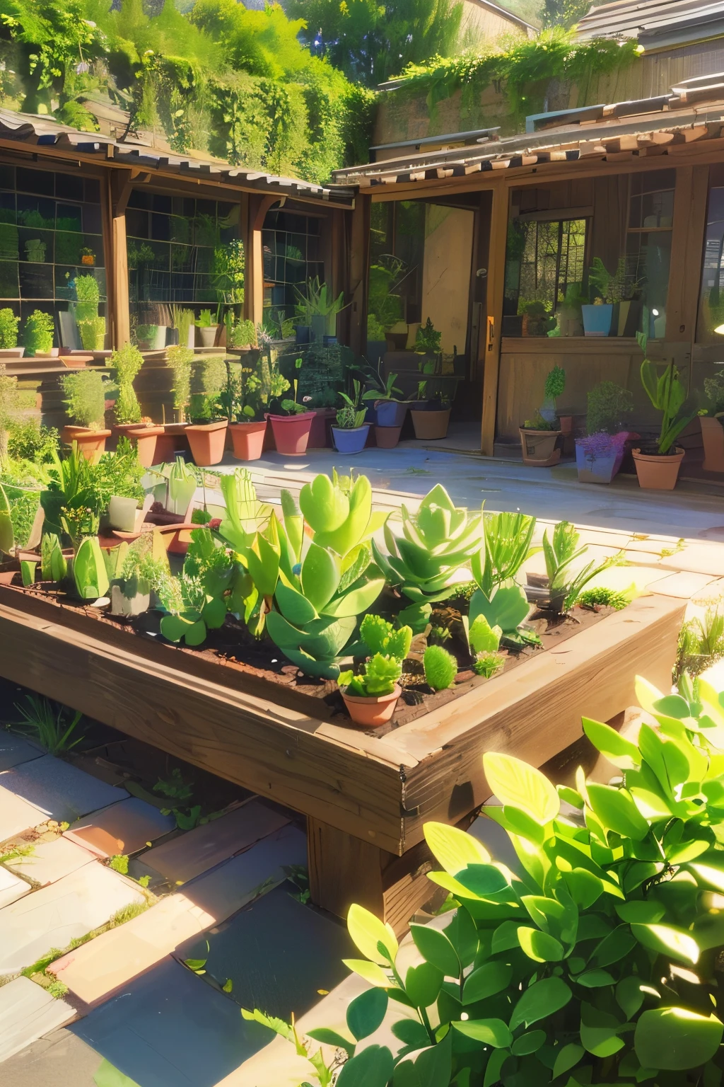 (best quality, masterpiece, highres:1.2), detailed,
(Succulents, Succulents In The Garden:1.5), Outdoor Succulent Soil, beautiful garden, succulent flowers,
professional lighting, photon mapping, radiosity, physically-based rendering,