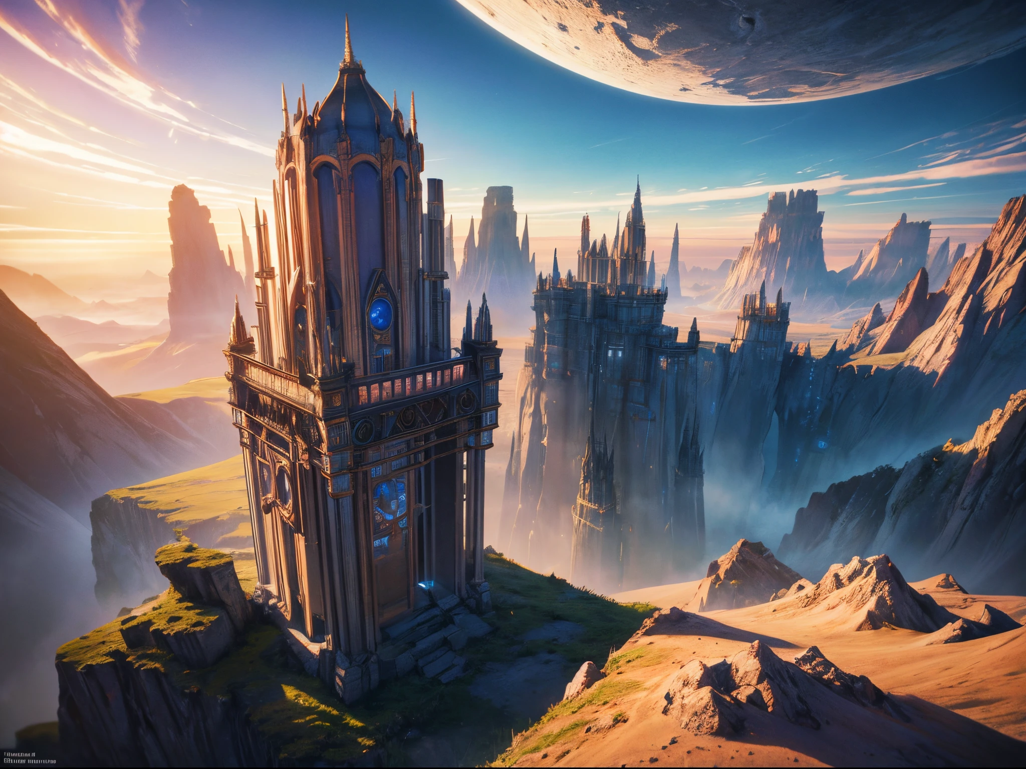 Challenge the AI to recreate Gallifrey, the Doctor's home planet, in hyperrealistic detail. Leverage the machine's creativity to envision the architecture, landscapes, and culture of Gallifrey with 8K precision. Push the boundaries of photorealistic rendering to bring the mythical world to life in a way that transcends traditional artistry.