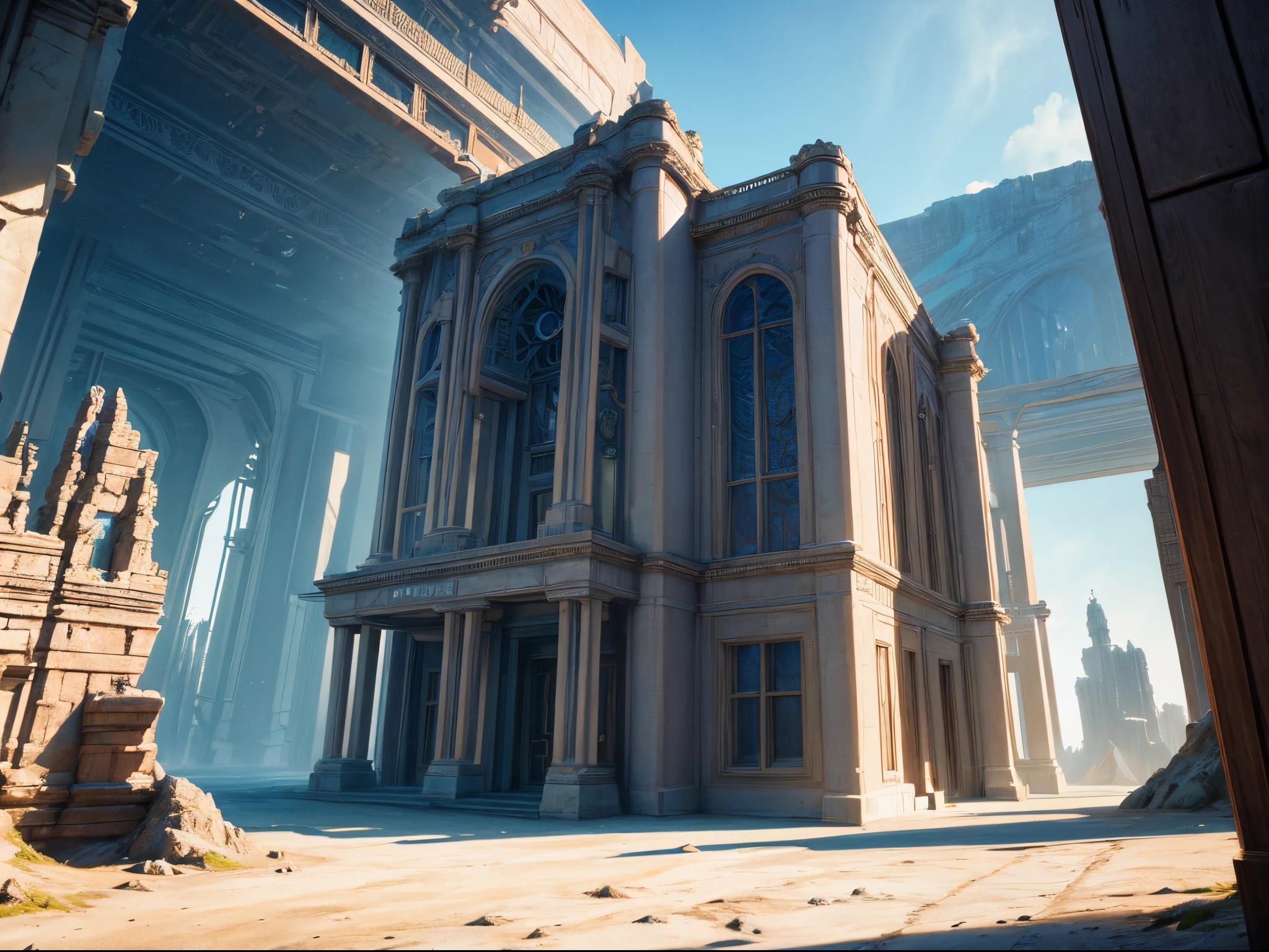 Challenge the AI to recreate Gallifrey, the Doctor's home planet, in hyperrealistic detail. Leverage the machine's creativity to envision the architecture, landscapes, and culture of Gallifrey with 8K precision. Push the boundaries of photorealistic rendering to bring the mythical world to life in a way that transcends traditional artistry.