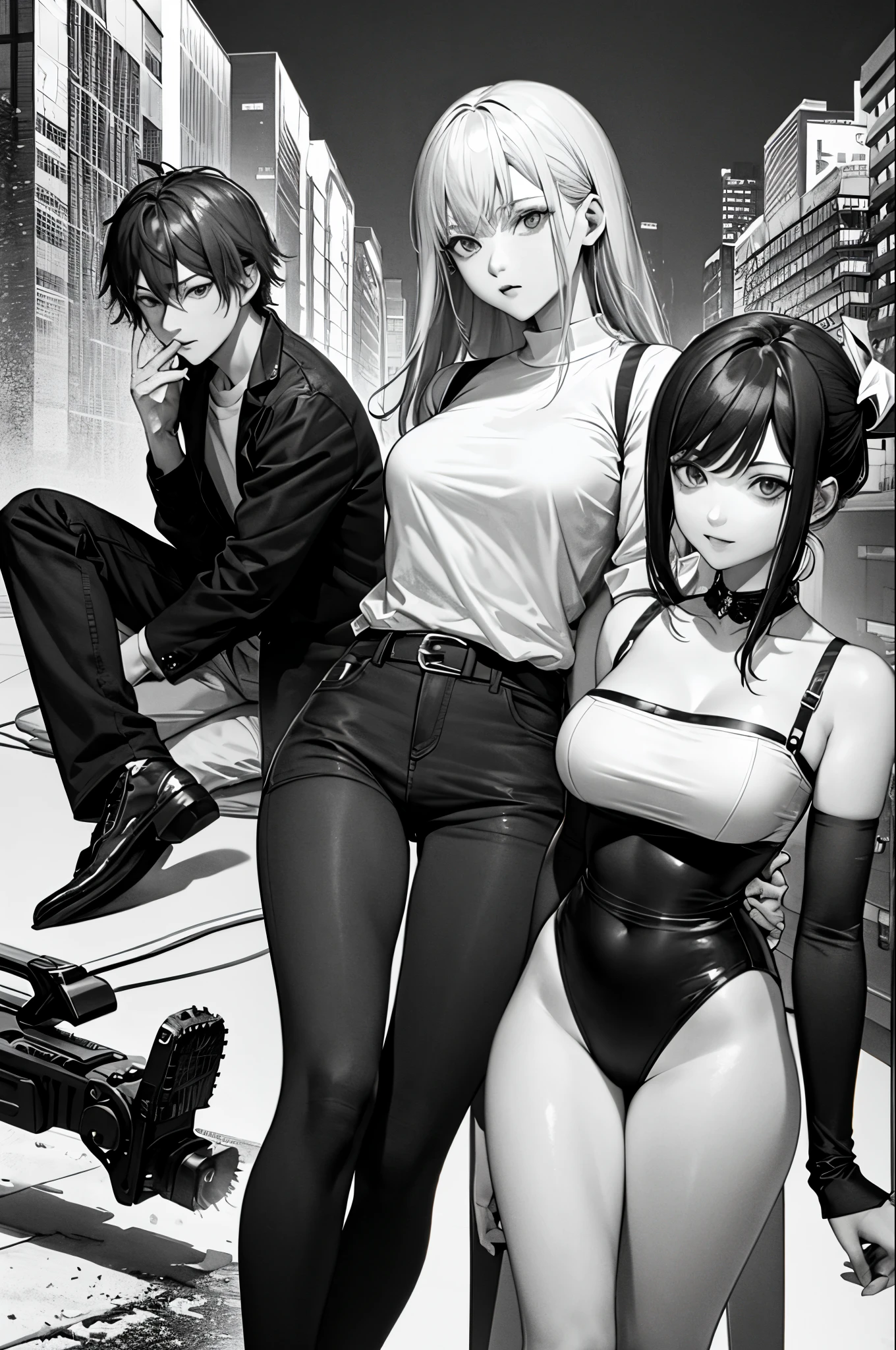 Chainsaw Man Characters、Looking at me showing my private parts