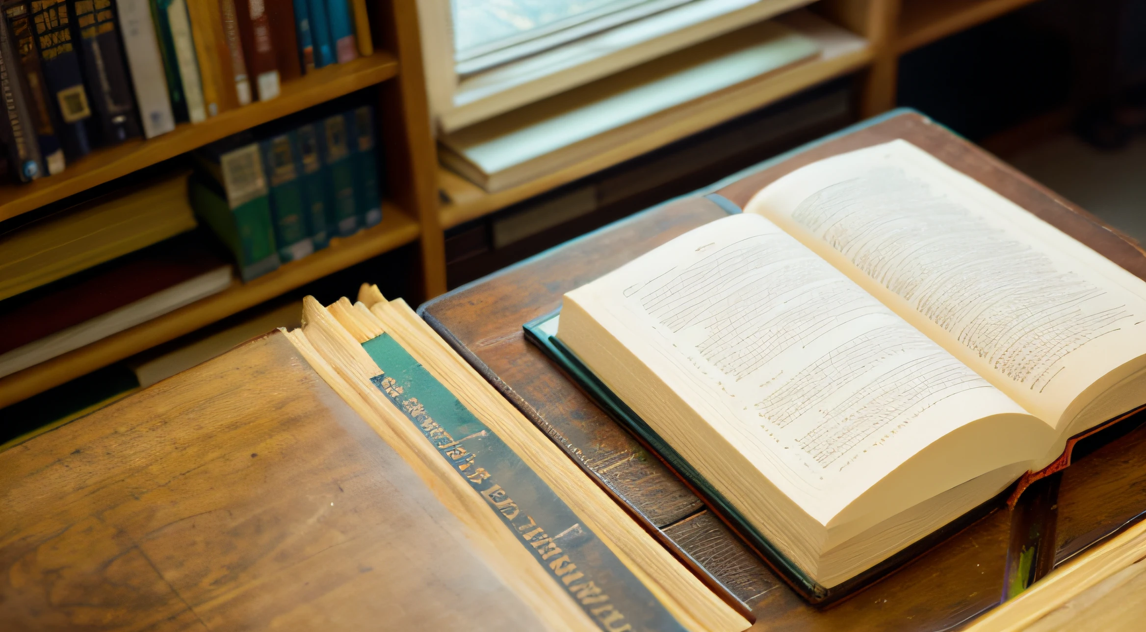 University Laboratories、Lots of books、high-level image quality、high-detail、
