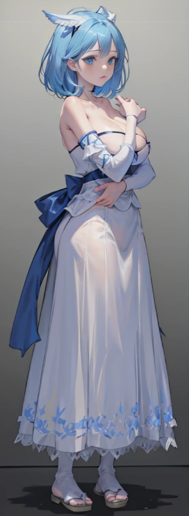 ((Above the shoulder,facial closeups)), Bigboobs, looking at viewert, ultra-realistic realism, Ghibli-style colors, Ghibli-style colors, japanese manga, Standing Picture, angle of view, foreshortening, foreshortening, 8K, super detailing,All women have big breasts,Endless realism, cellshading,,character sheets, reference sheet, Standing Picture, 8K, super detailing, 1080p, Women's HD,femele, 16k, A high resolution, Best quality, high high quality, Anatomically correct, tmasterpiece, Acura, hyper HD,as elegant as a swan,unreal-engine, Ghibli-style colors, japanese manga, Standing Picture, angle of view,battle armor,ssee-through,Lace skirt,Blue hair,Red-eyed,Sexy big breasts,Transparent tulle clothes