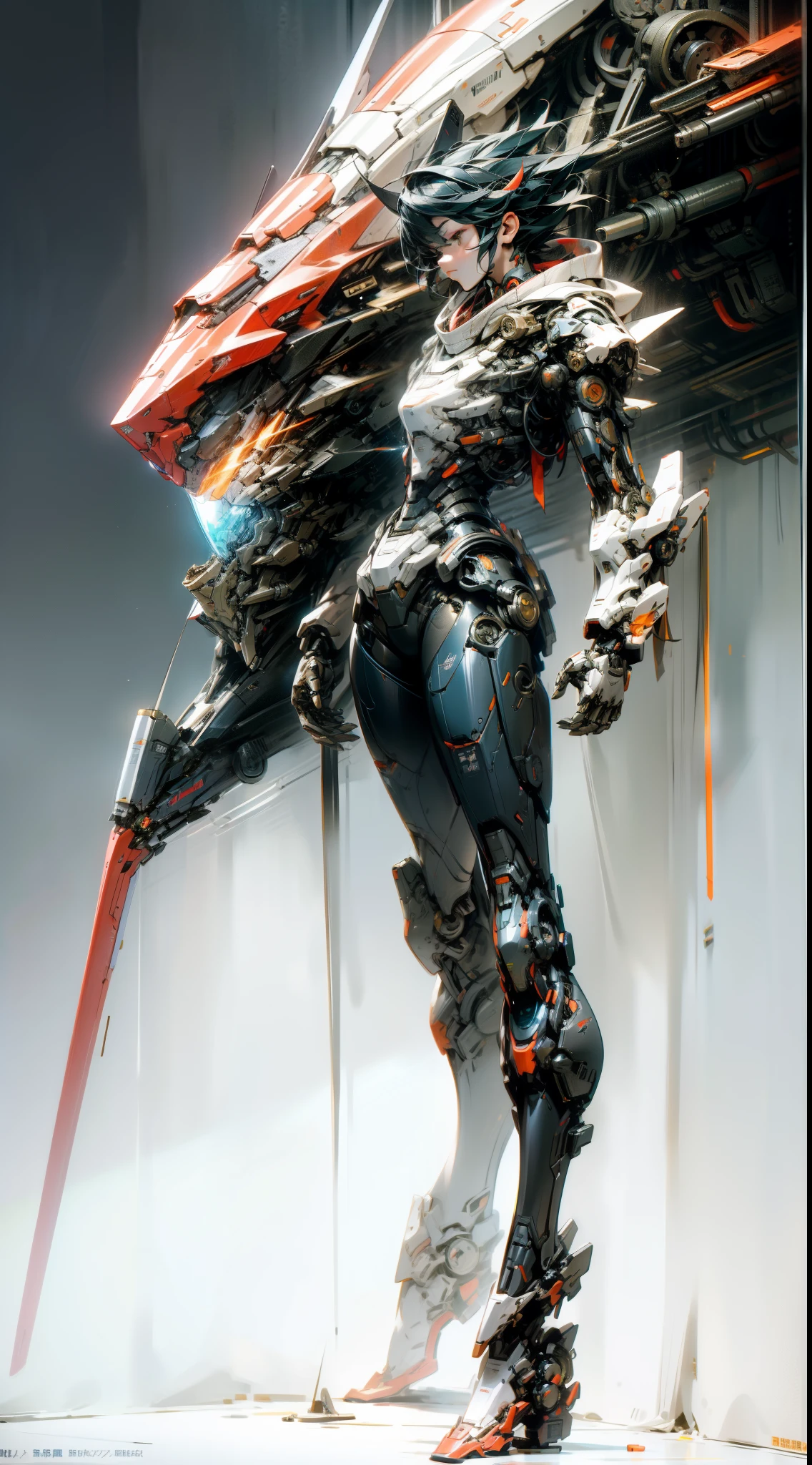 Pacific Rim Movie Mech，Full body lesbian，废墟