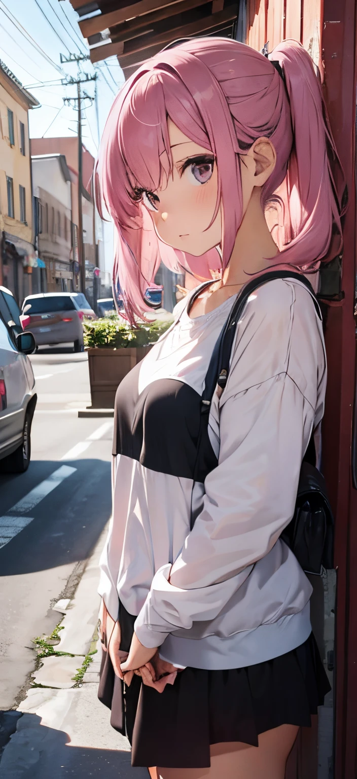 Pink hair