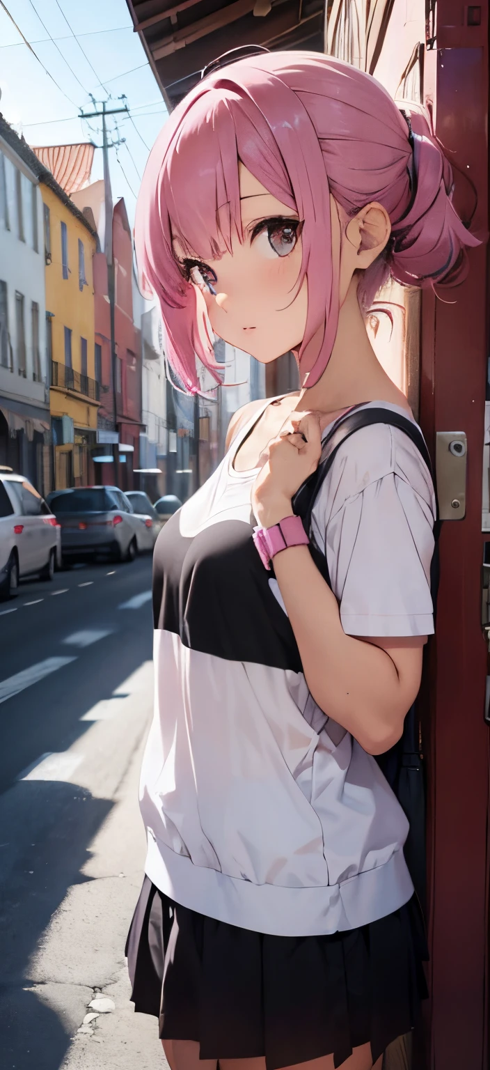 Pink hair