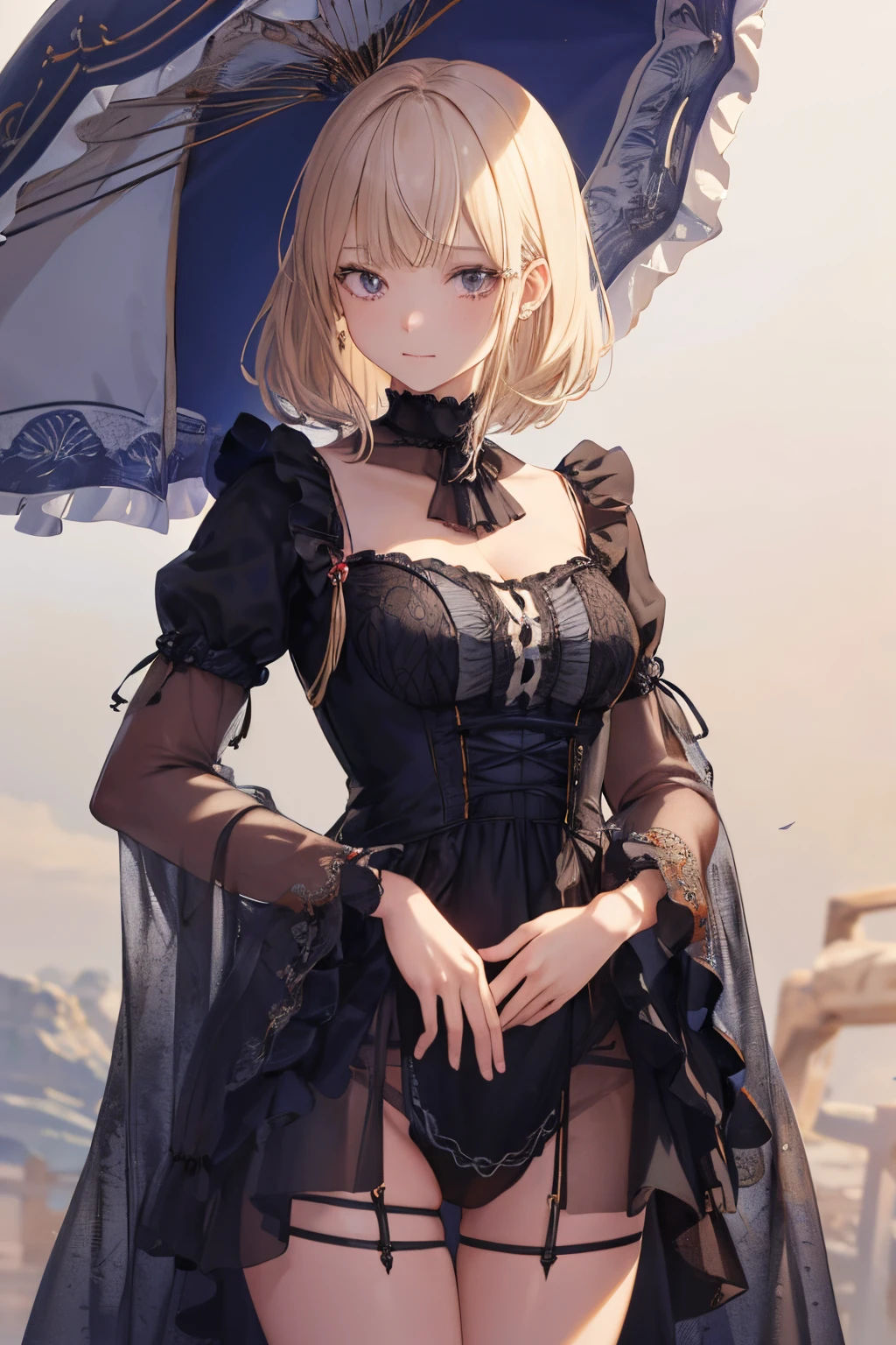 1girl in,Cowboy Shot,masutepiece, Best Quality,((Highly detailed)),(Final Product),(Best Quality),(++Delicate facial details++),(++Delicate body details++)