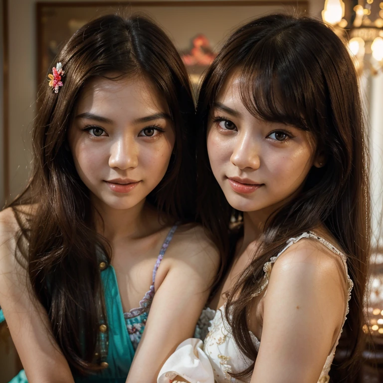 (obra maestra:1.3), (8k, Fotorrealista, Raw photography, Calidad de imagen superior: 1.4), Japan Girls、(Peinados aleatorios:1.2)、escote de la mama:1.2、Super Detail Face、Ojo de detalle、二重まぶた、Gather your chest、foco nítido:1.2、Mujer bonita:1.4、brown light hair、highest qualityr、obra maestra、超A high resolution、(Fotorrealista:1.4)、Highly detailed and professional lighting smile、Prendas de punto sueltas y ligeras、Hombro hacia fuera、Esbelto、severe facial expression、de pelo corto、Fatal position