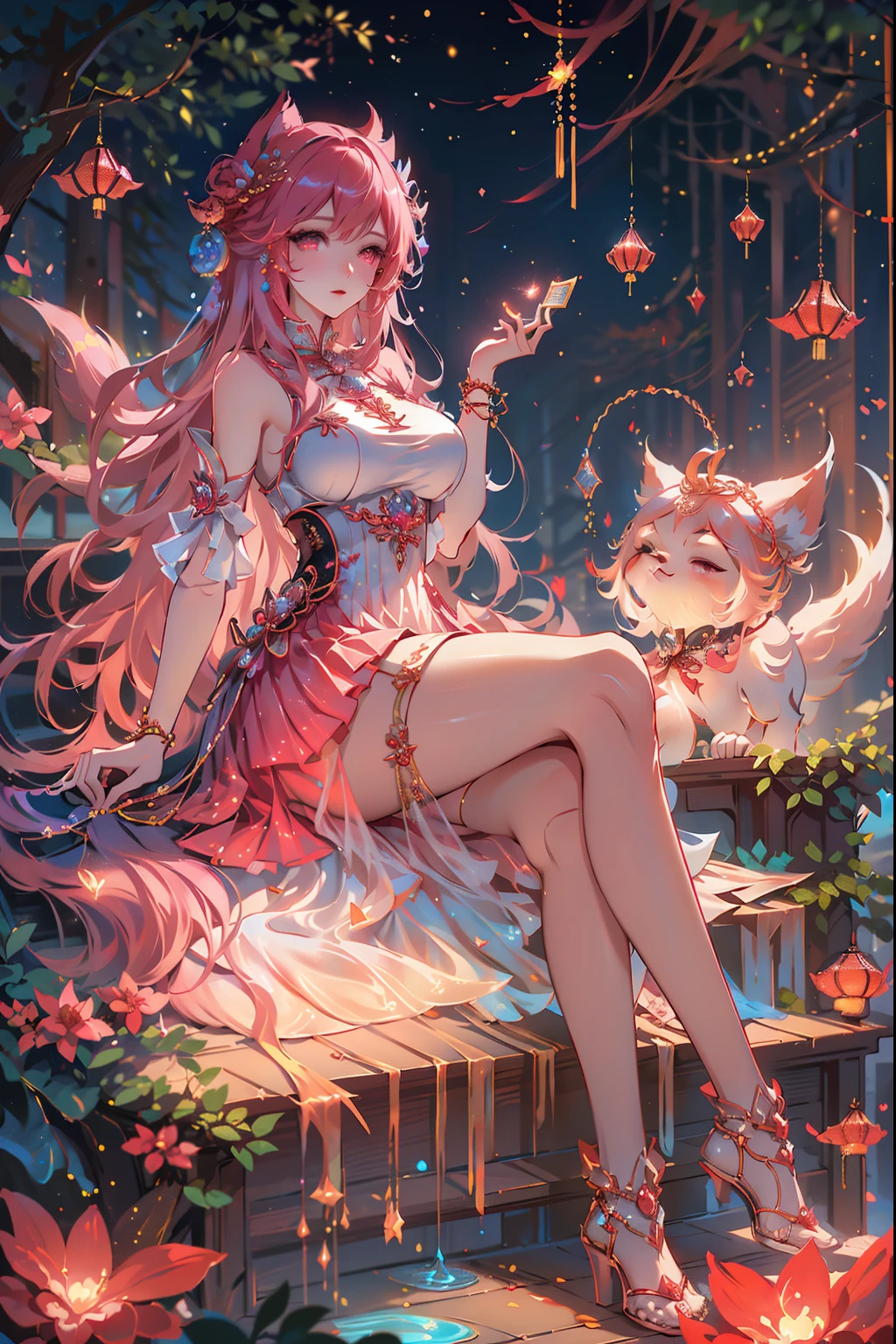 1 plump girl, Full body standing painting, 独奏, Ninja clothes, Gorgeous white dress, Akali, Akali League of Legends, Akali mask, (Block number. 1:1.2),