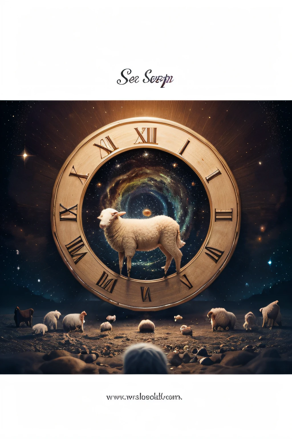 deep sleep scene peaceful sweet galaxy logo sheep