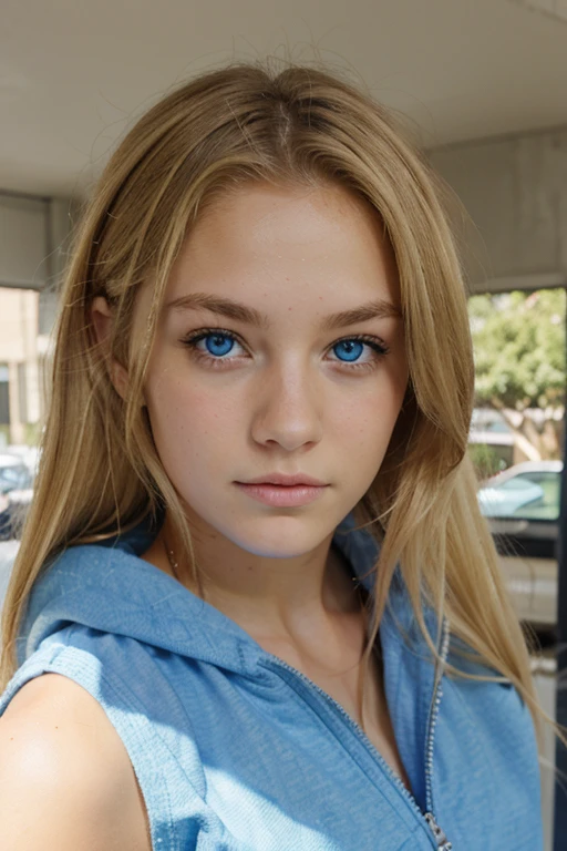 blonde  blue eye