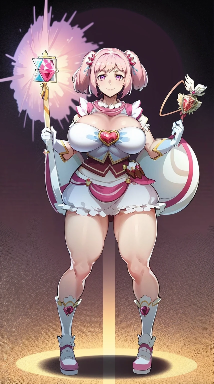 masterpiece, best quality, indoors, mamikafairy, 1girl, solo, looking at viewer,, hand arms full body,boots, standing,cute,breast, curvy, female,fantasy goddess,there is a cartoon picture of a woman with a very large breast, glowing divine being, glowing holy aura, inspired by Luma Rouge, the non-binary deity of spring, ethereal rainbow nimbus, the butterfly goddess of fire, inspired by Mariel, glowing aura around her, astral wind, as the goddess of the saturn, “uwu the prismatic person, big breast, serious, beautiful eyes, , full body, , long robe, long dress, ,priestess ,holy, smile, god rays, ray tracing, sparkle, cinematic lighting, UHD, retina, masterpiece, ccurate, anatomically correct, textured skin, super detail, high details, high quality, award winning, best quality, highres, 1080P, HD, 4K, thunder aura, light aura,full, snak staff,closed mouth, huge breast, curvy, bimbo, standing, heroic, pose, background ruin of a misterios city,UHD, retina, masterpiece, ccurate, anatomically correct, textured skin, super detail, high details, high quality, award winning, best quality, highres, 1080P, HD, 4K, sun aura