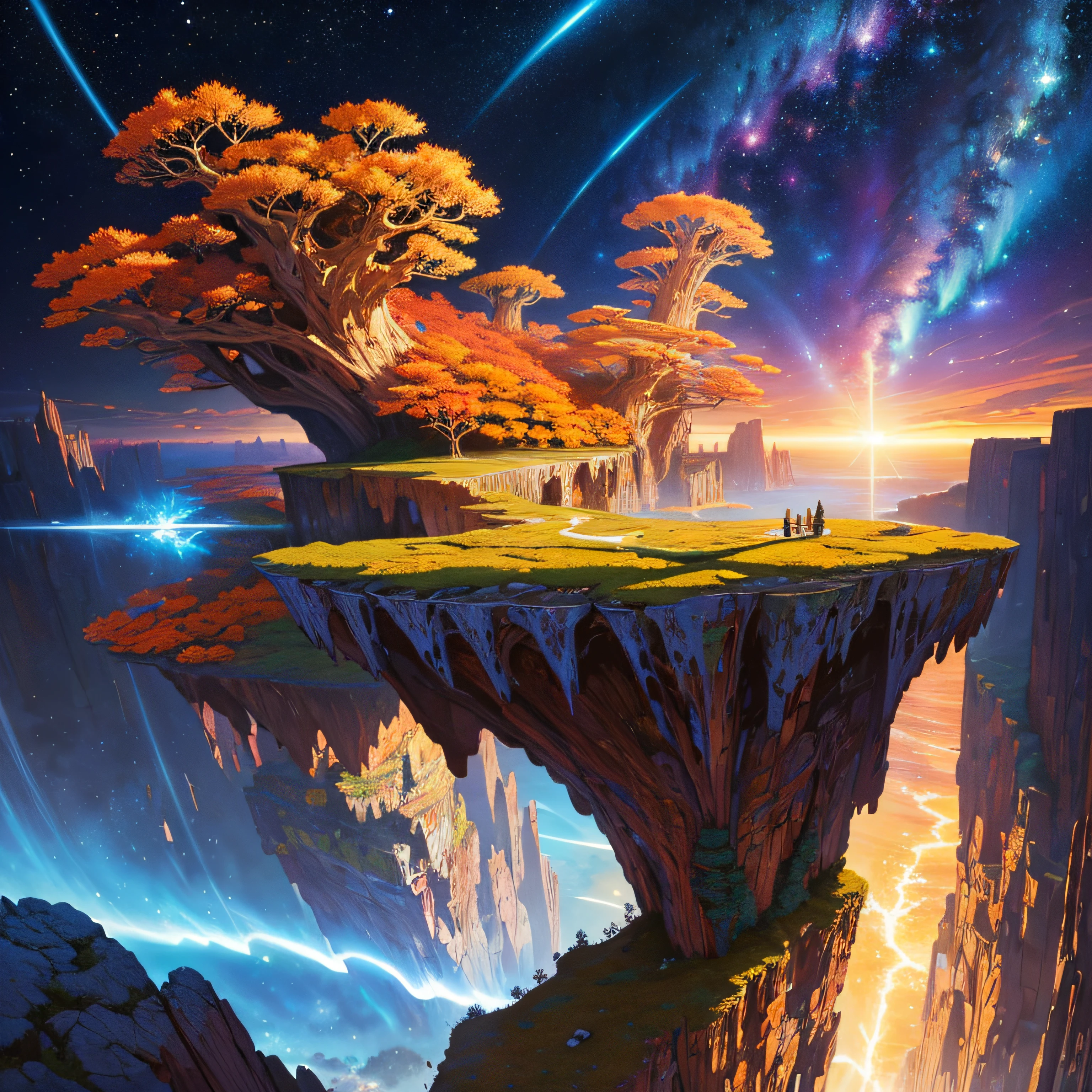 (masterpiece, top quality, best quality, official art, beautiful and aesthetic:1.2), extreme detailed,(fractal art:1.3),colorful,highest detailed in ultra detailed cliff with rocks and stones and crystals, (best-quality:0.8), (best-quality:0.8), dark sky, perfect anime illustration,(turbine:1.2), BREAK