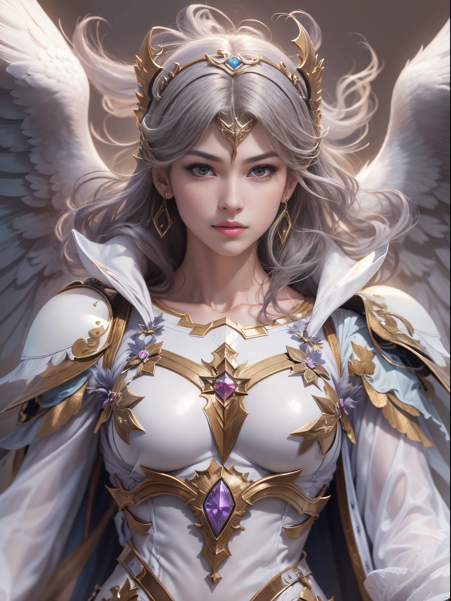 Archangel Michael、The Four Archangels、masutepiece,Best Quality,ultra-detailliert,hight resolution,hight resolution,4K,Portrait in 4K,8K,8K Portrait,Unity 8k壁纸,extremely details CG,Realistic,Raw photo,Real person,a portrait photo of,Photorealistic,Shiny skin,Detailed skin,Fighting figure、Fighting figure、fight the light、fight with love,Fighting figure、Fighting figure、fight the light、fight with love,Dynamic Angle, Full body,Dynamic Angle, Wide Shot,Dynamic Angle, close-up,Dynamic Angle, From below