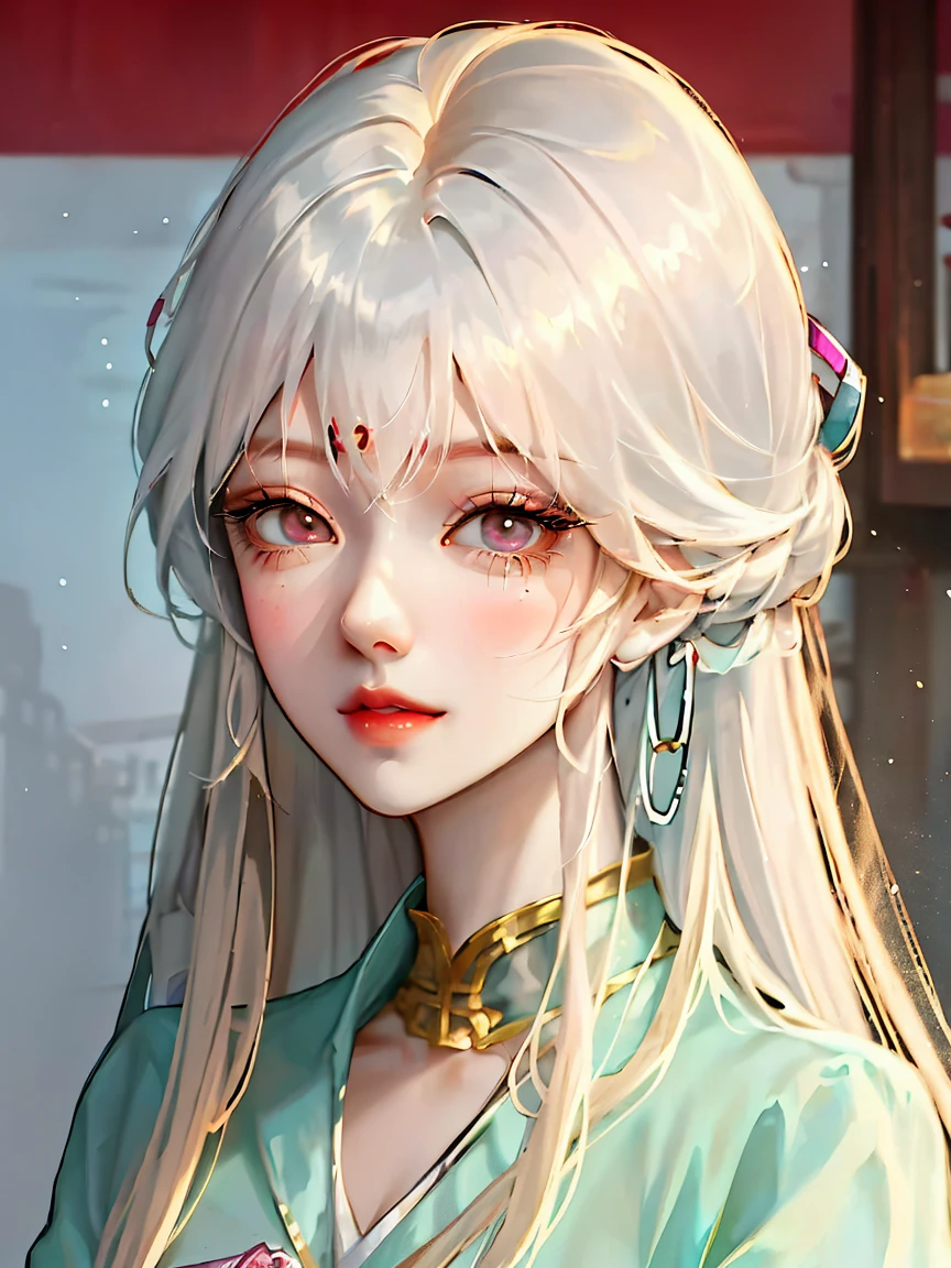 anime girl with long hair and a white blouse, detailed portrait of anime girl, beautiful anime portrait, beautiful anime woman, beautiful anime girl, stunning anime face portrait, portrait anime girl, attractive anime girl, digital anime illustration, artwork in the style of guweiz, portrait of an anime girl, guweiz, realistic young anime girl, high quality portrait