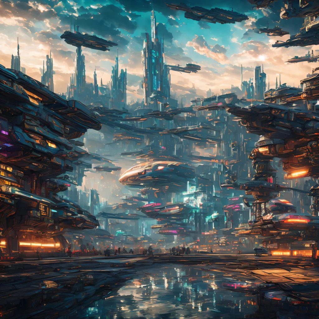 The best images, (8K, RAW photogr, actual), trains, the milky way express, futuristic vehicle, Transformers steel train,optimus prime train,Lite version, iridescent metal plating, Detailed and delicate depictions and gorgeous and dynamic painting techniques, background galaxy, magnificent view, professional flame,ultra-realistic realism,futuristic train fantasy,Surreal dreams,Surrealism art fantasy style,Epic digital fantasy art style,lute,HighDynamicRange,Beautiful sci-fi art, Sci-fi train digital art illustration, Digital Cyberpunk Art, science fiction digital painting, futuristic digital painting, futuristic concept art, Sci-Fi Galaxy Train Cyberpunk, The landscape in front of cyberpunk alien utopia, science fiction digital art, Advanced digital cyberpunk art, dreamy cyberpunk girl