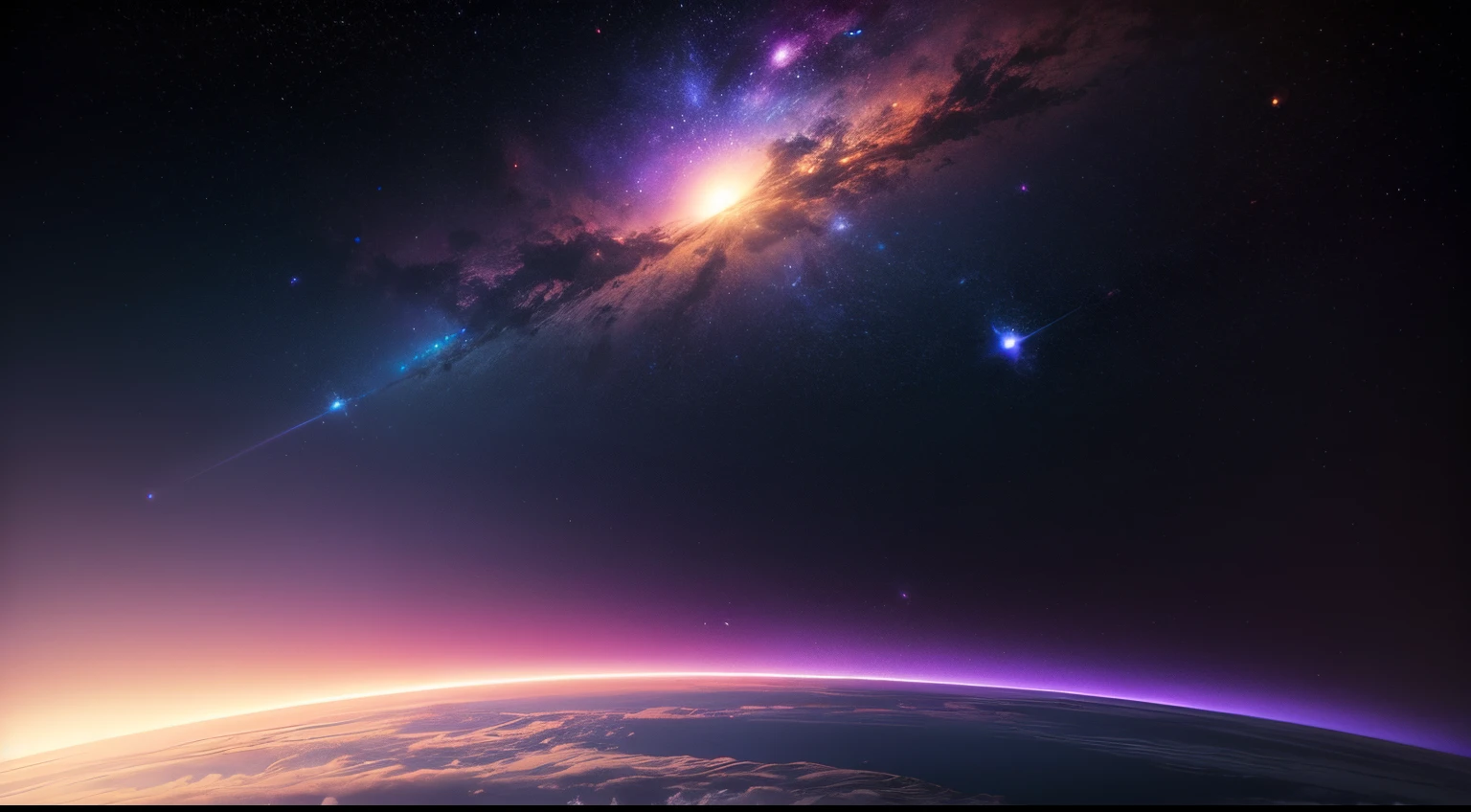 Deep and dreamy space background image