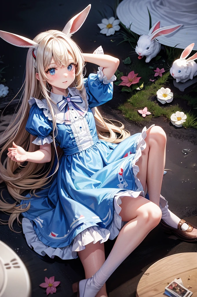 alice in the wonderland　White Rabbit