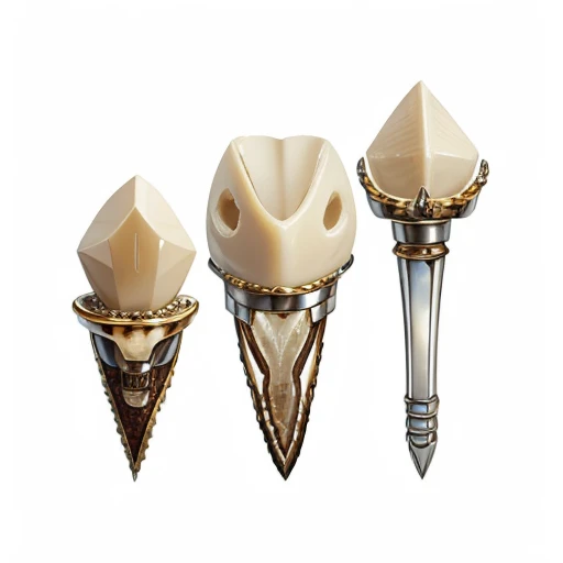DnD magic item, (piece of tooth, tooth), detailed tooth, detailed bone, tooth bone