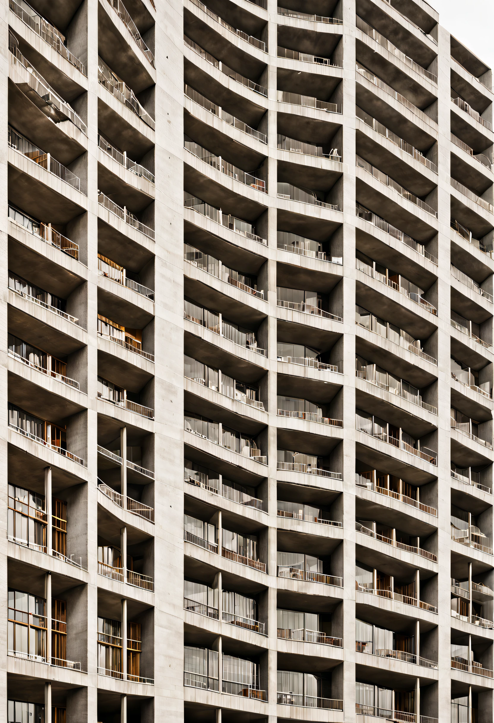 A tall building,There are a lot of windows,There are also a lot of windows, author:Andreas Gursky, author:Thomas Strus, Other Gursky, inspired by Andreas Gursky, Inspired by Thomas Strus, author:Karel Dujardin, full building, Brutalist architecture, big poor building, Brutalist architecture, Savage style, ultra-realistic realism, Brutalism, author:Richter