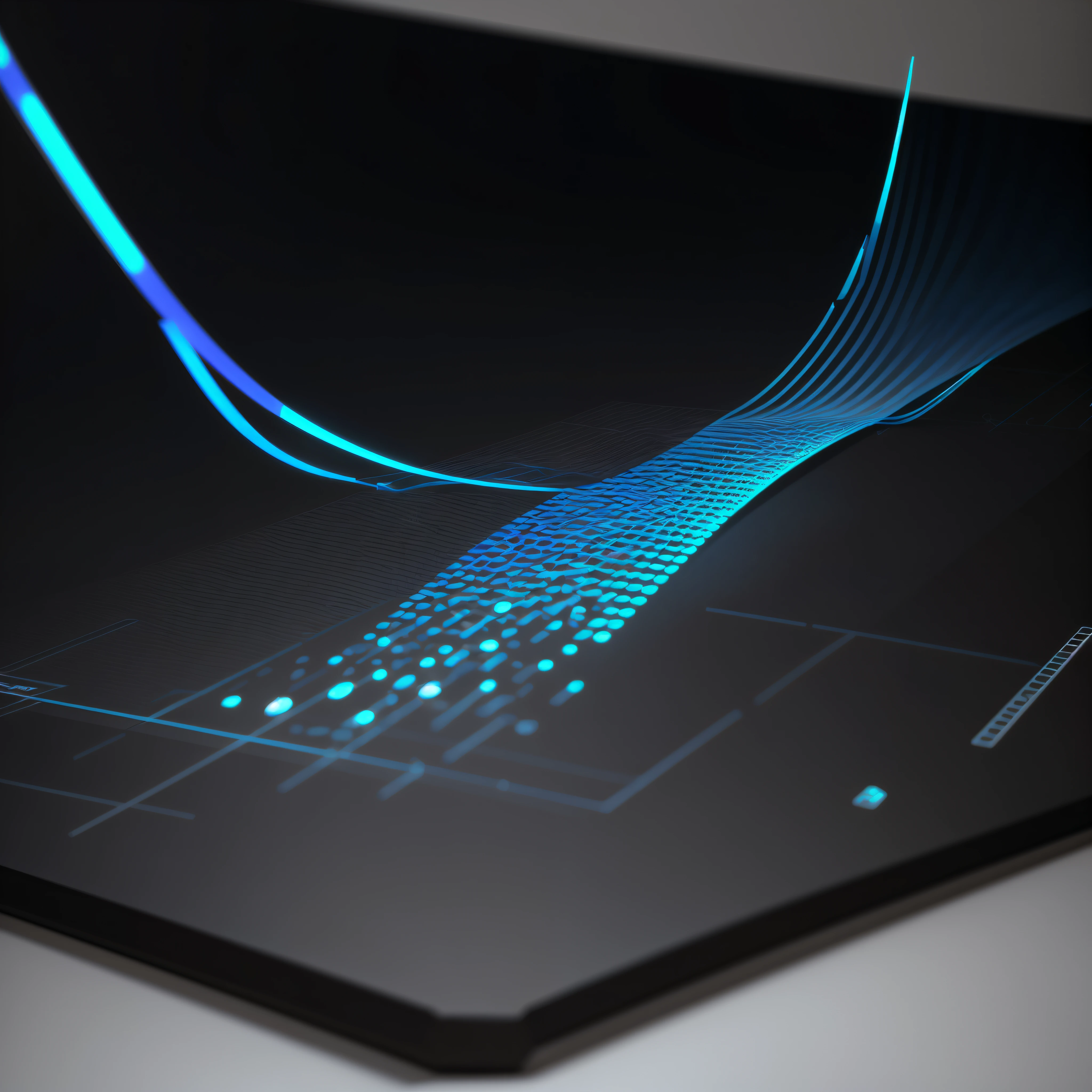 Engaging 3D visualization featuring stunning graphs、glinting