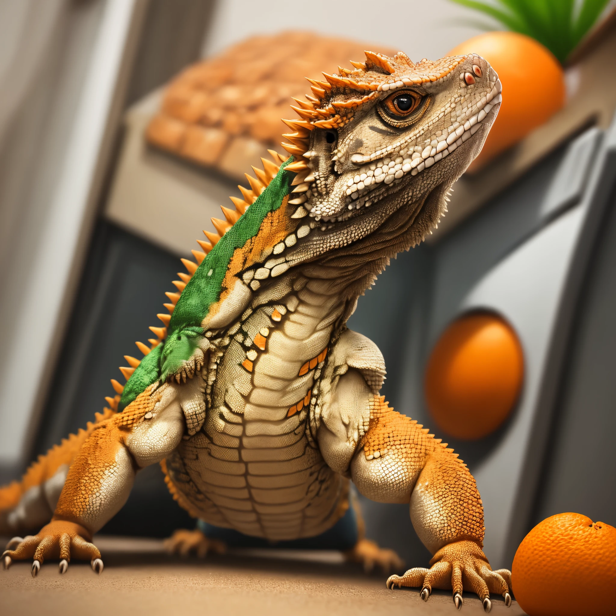 bearded dragon orange