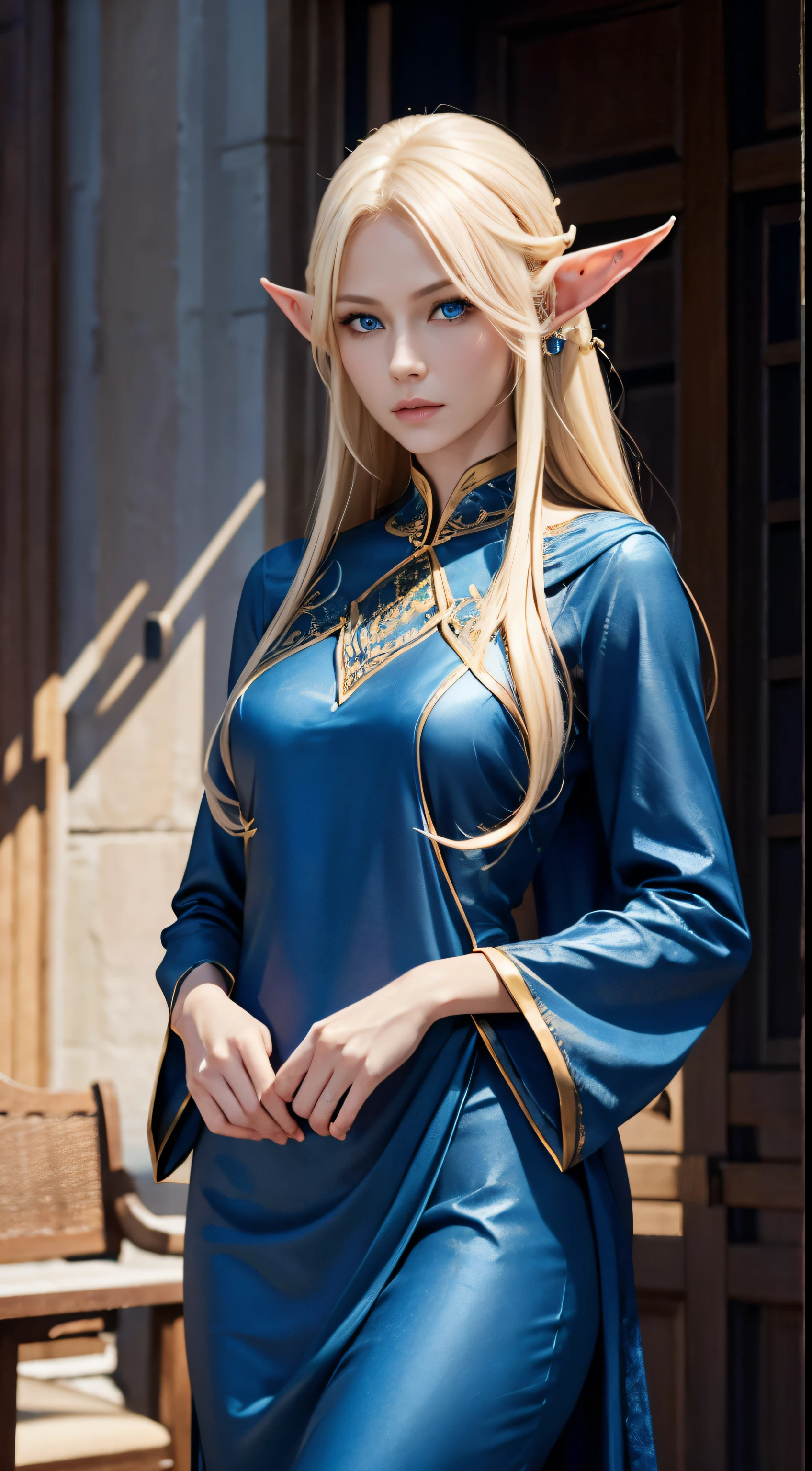 alicezuberg, alice zuberg, bangs, blue eyes, blonde hair, hair between eyes, very long hair, braid, hairband, white hairband,,
BREAK dress, cape, armor, blue dress, shoulder armor, gauntlets, pauldrons, breastplate, armored dress, faulds, blue cape, knight, gold armor, body armor,,
BREAK outside, forest,
BREAK looking at viewer, BREAK (masterpiece:1.2), best quality, high resolution, unity 8k wallpaper, (illustration:0.8), (beautiful detailed eyes:1.6), extremely detailed face, perfect lighting, extremely detailed CG, (perfect hands, perfect anatomy),