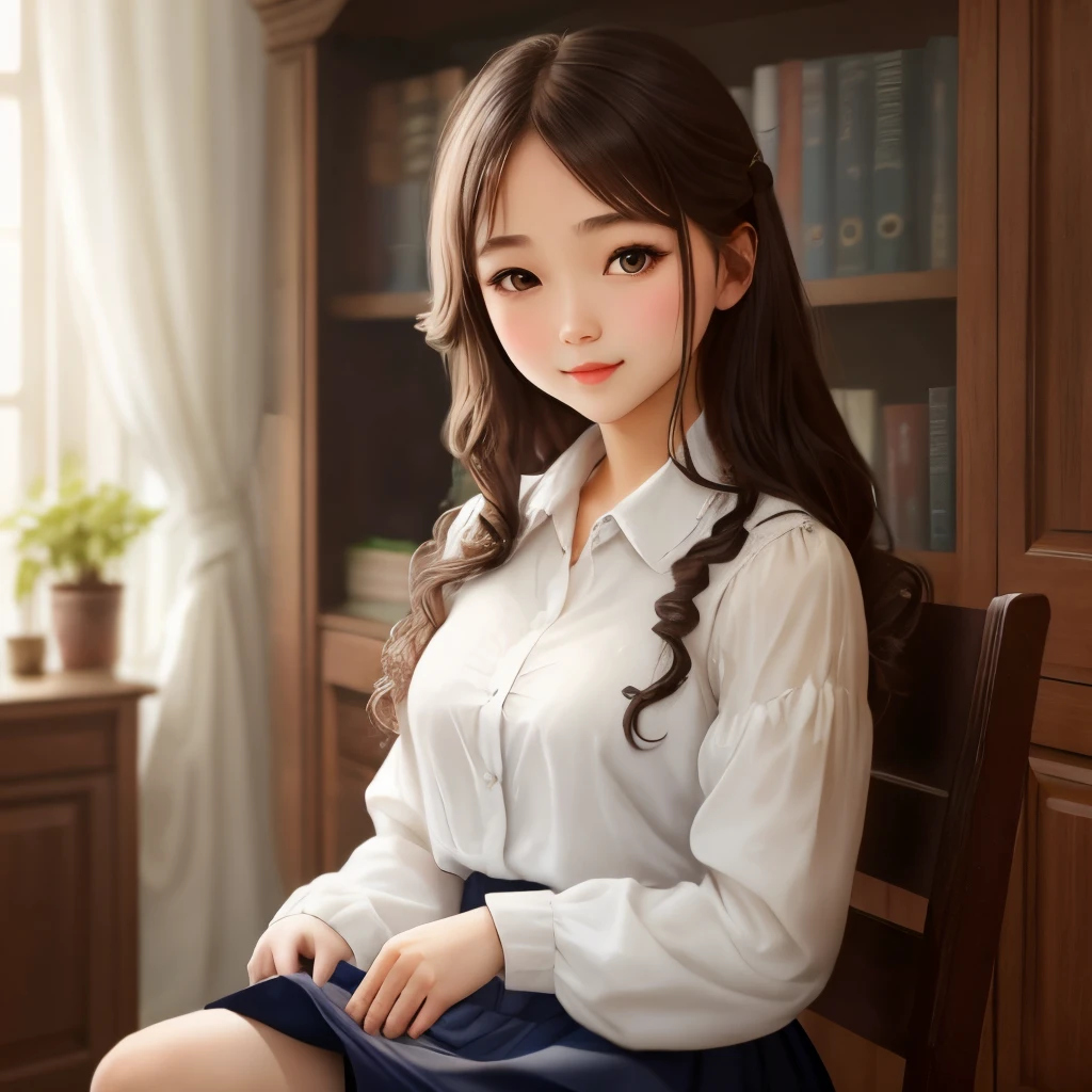 Elegant and cute girl