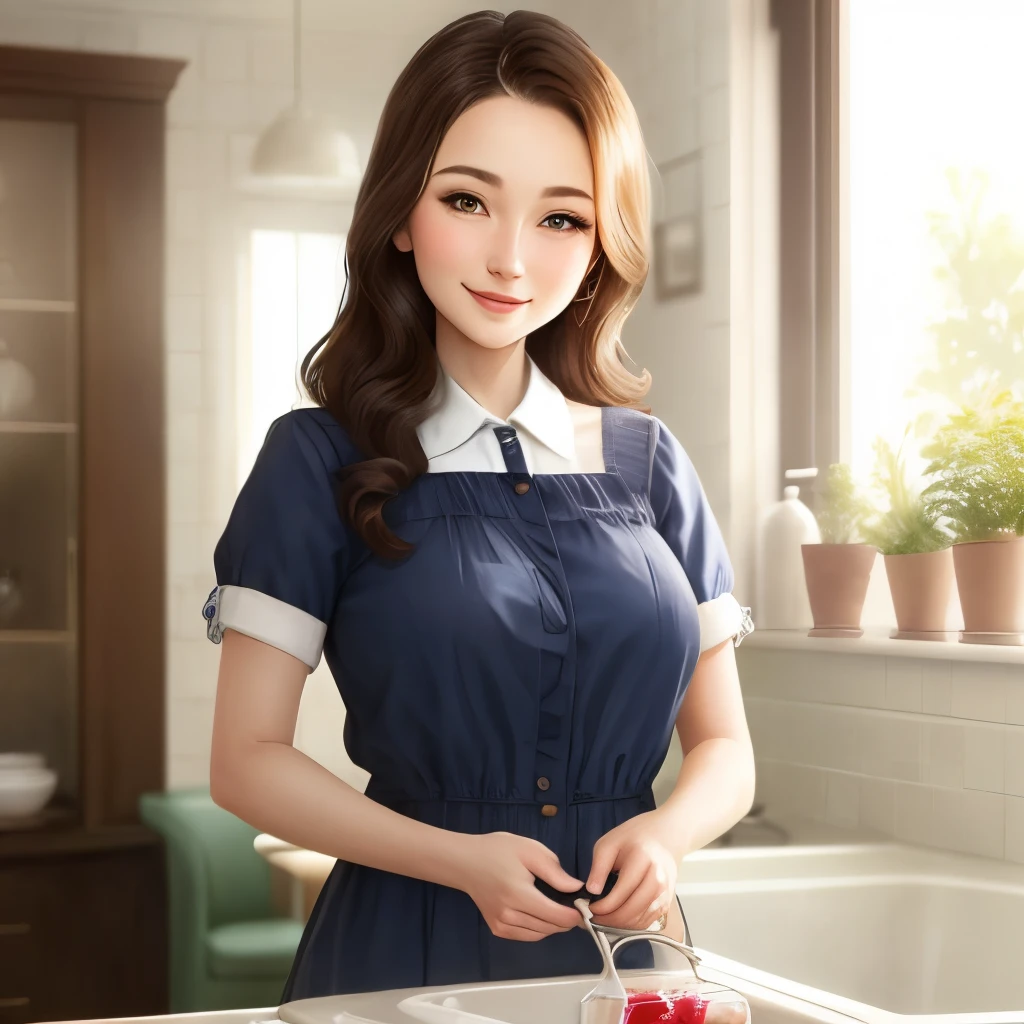 Neat and clean woman