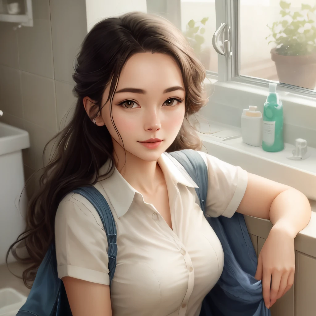Neat and clean woman