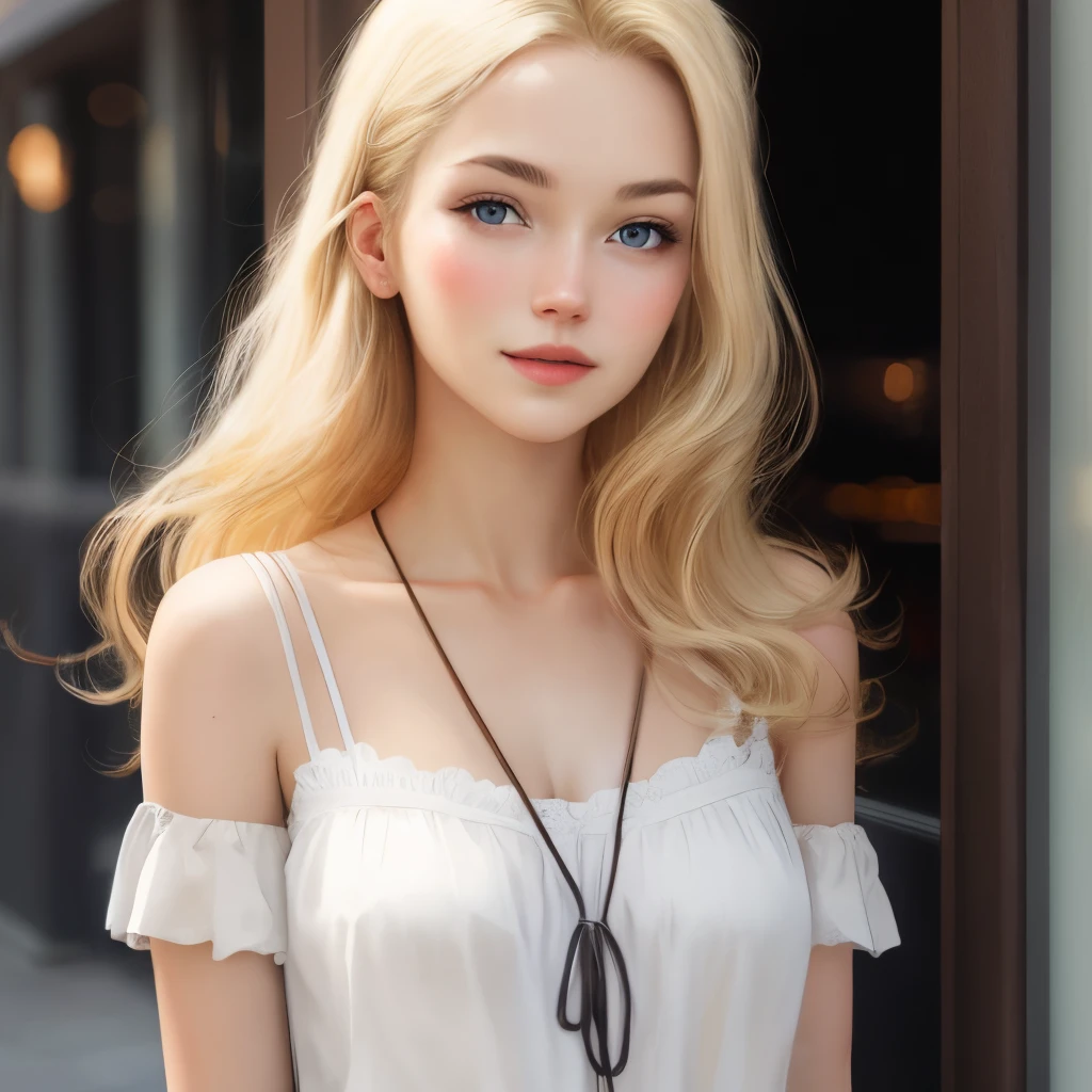 blond woman